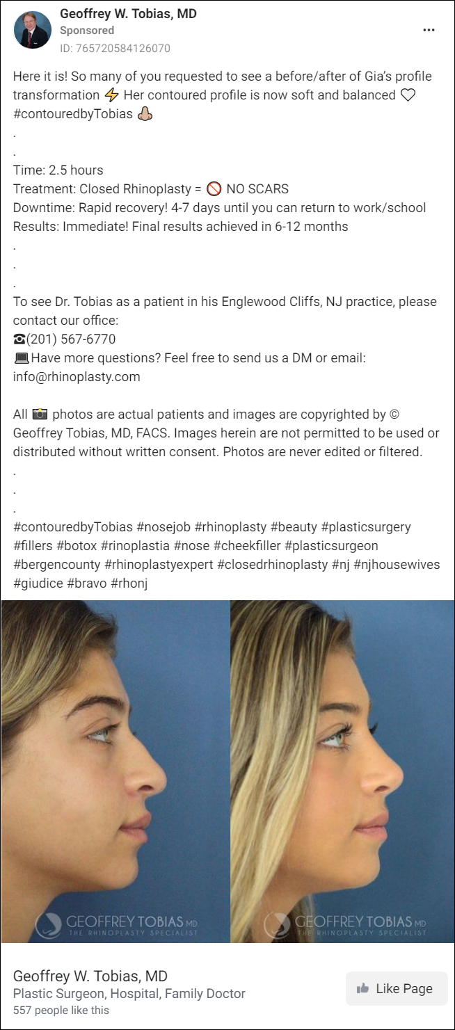 efore and After Pictures for Continues Communication With Patients