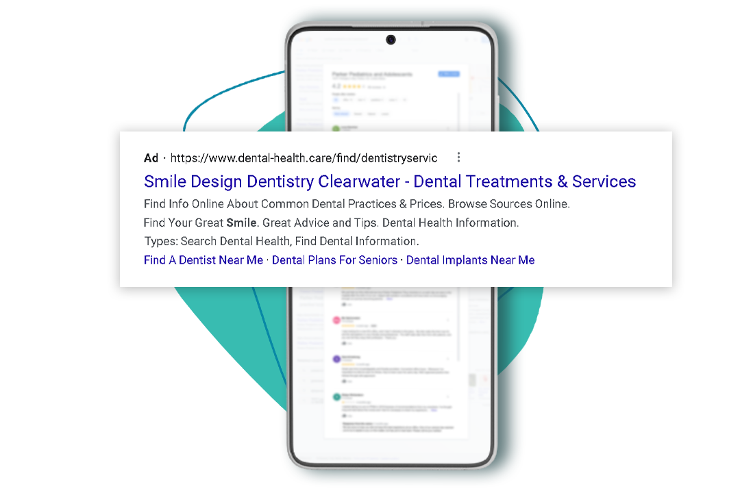 Smile Design PPC Ad Example