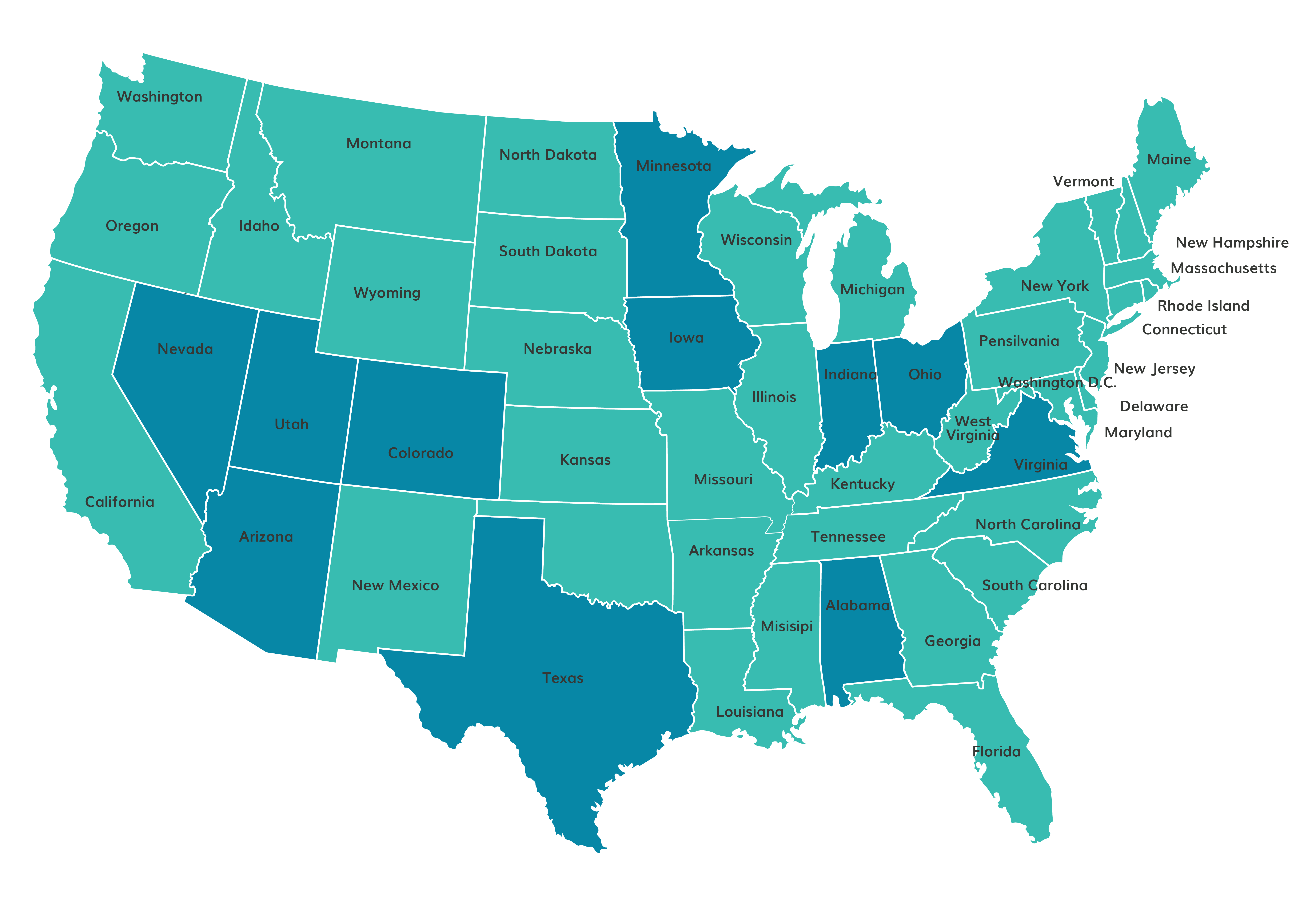 Locations Map